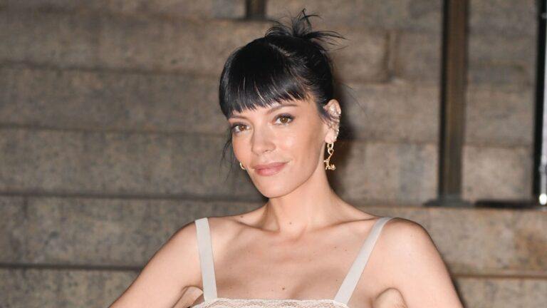 Lily Allen makes a case for strapless bikinis in 2026 as she poses for sunkissed beach photos