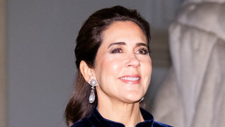 Queen Mary Stuns in Velvet Mermaid Skirt at 2026 New Year’s Celebration