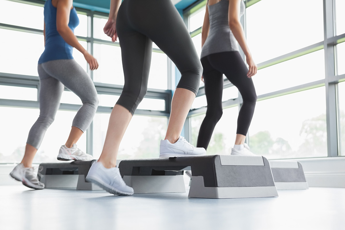 women group box steps
