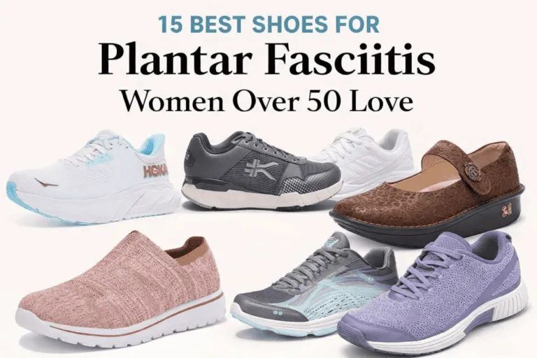 Top 15 Shoes for Plantar Fasciitis Relief: Best Picks for Women Over 50