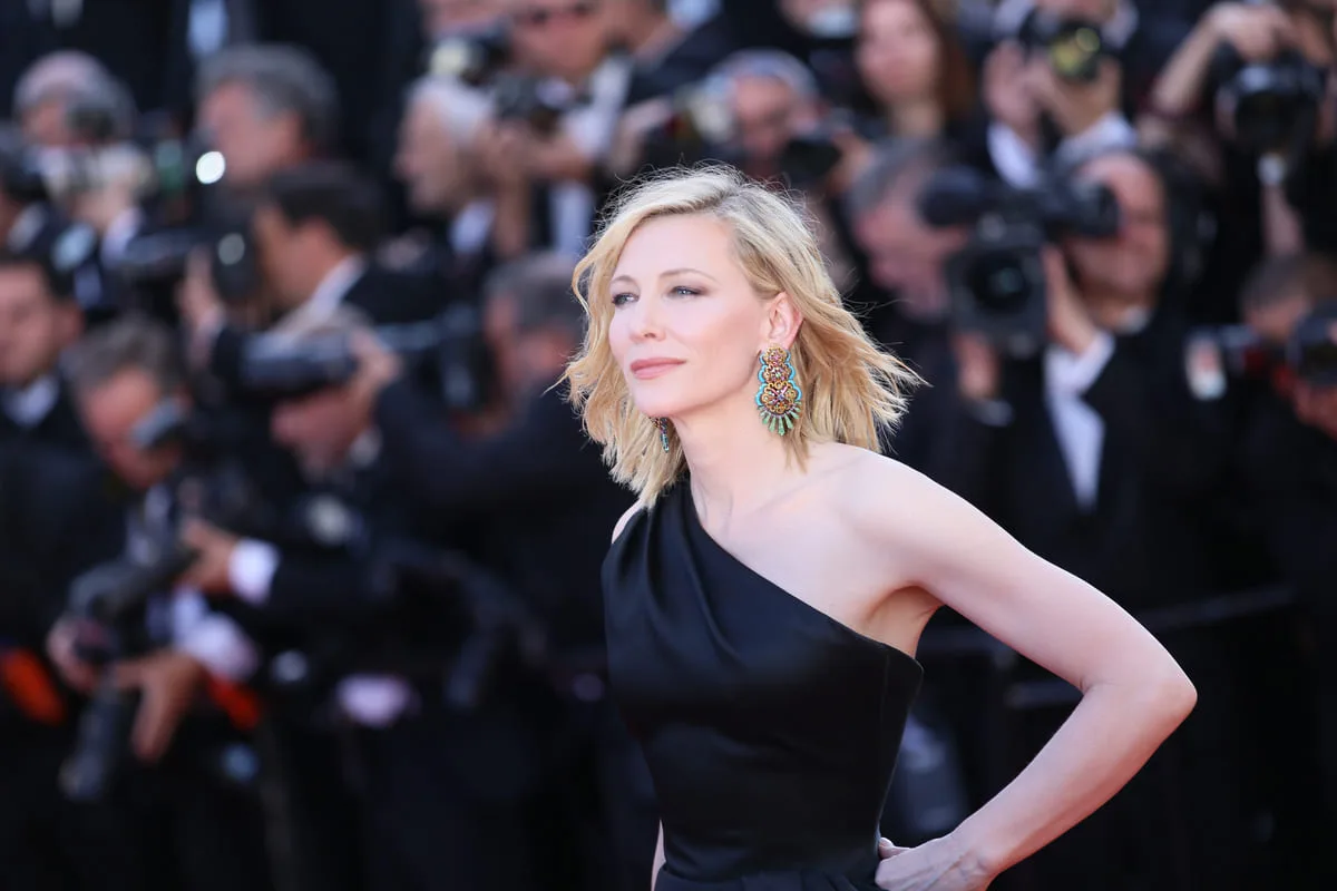 Cate Blanchett choppy haircut for thin hair