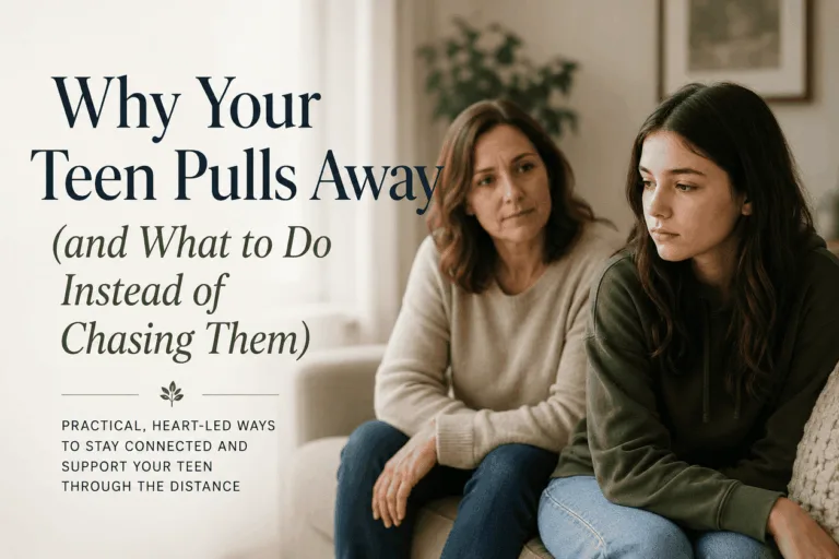 Why Your Teen Pulls Away and What to Do Instead of Chasing Them