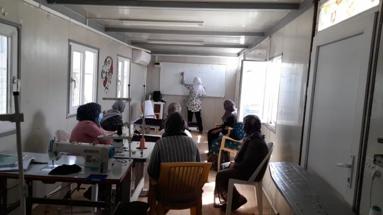 Making space for women to grow: Meet Narmin, trainer at Basirma refugee camp